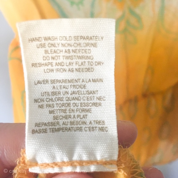 🌿 SALE Free People | Yellow Tropical Cover-Up - Picture 8 of 8